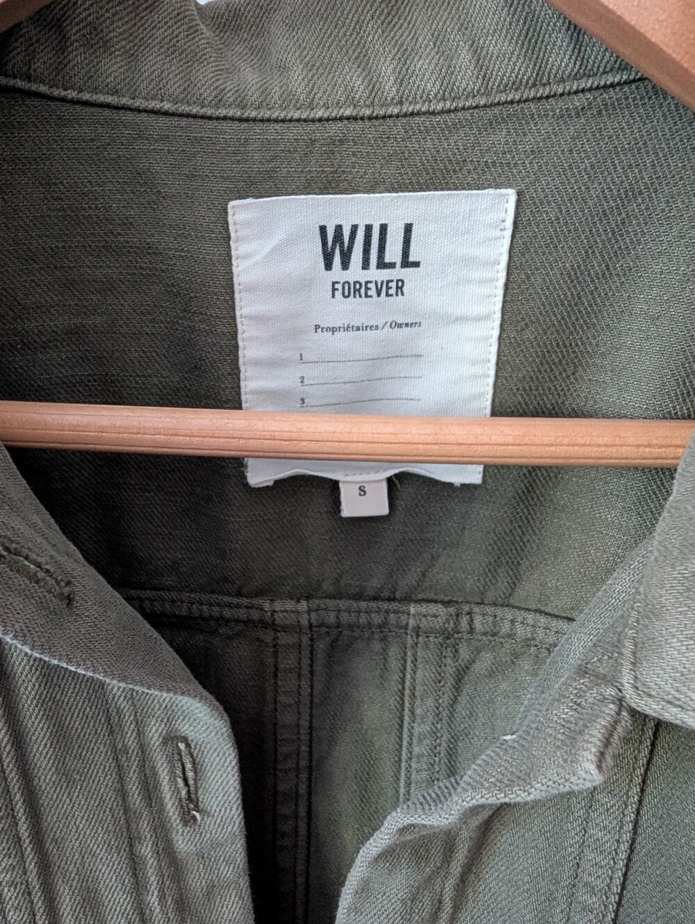 EUC Sezane Will Jacket (Khaki Green) - Picture 3 of 4
